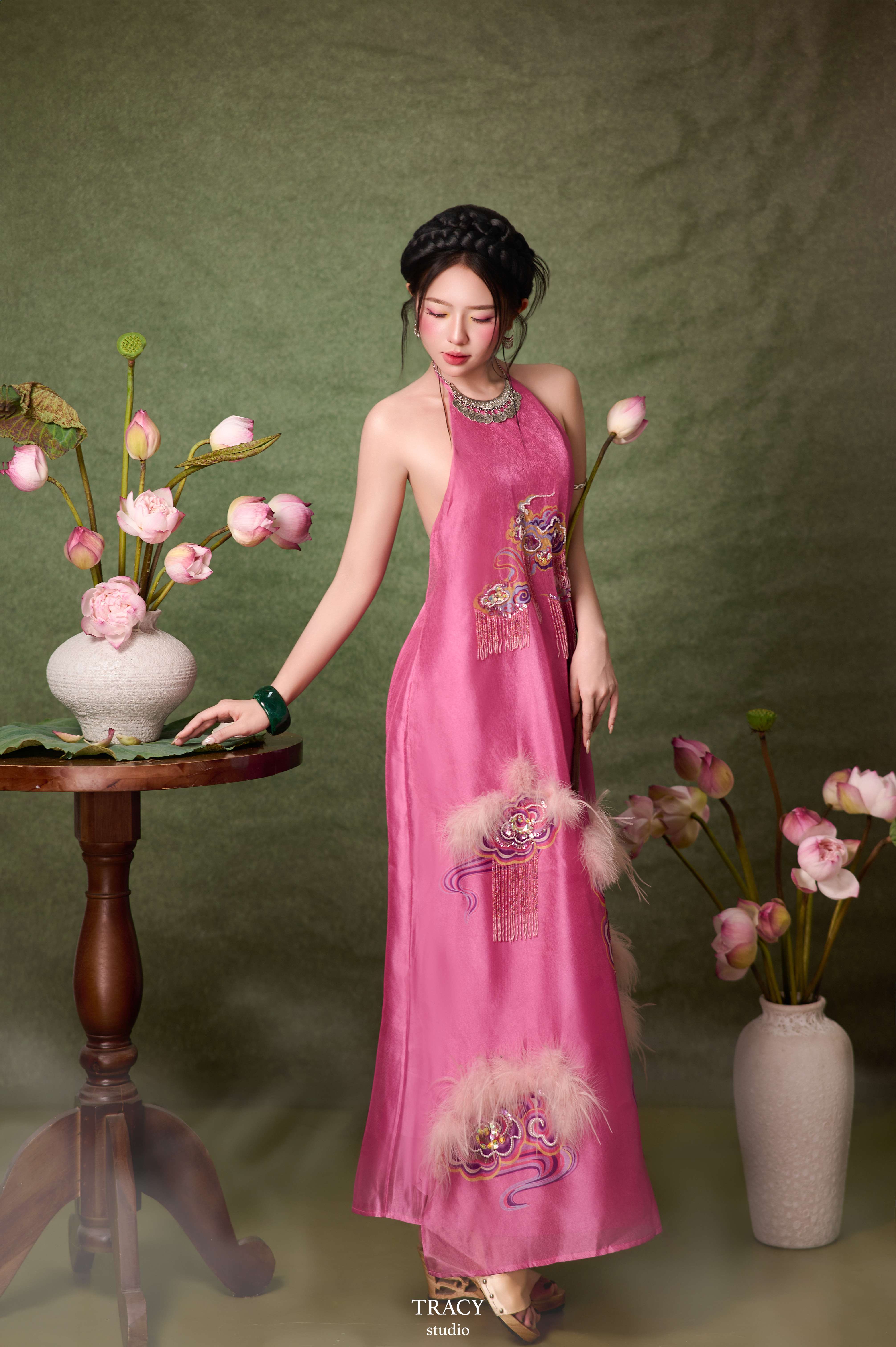 tracy studio chụp concept sen phương thảo